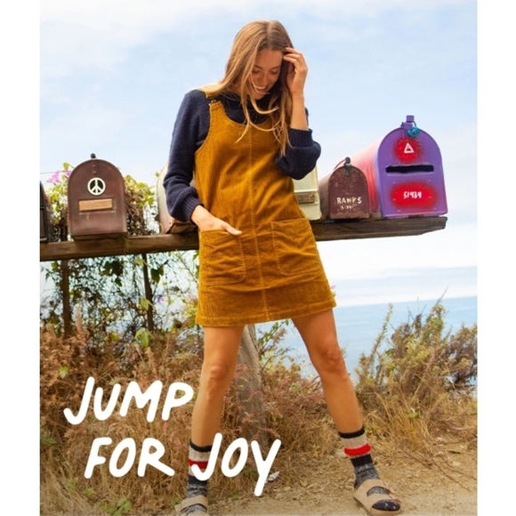 Toad&Co Brown Corduroy Jumper Womens Size Small - Picture 3 of 9